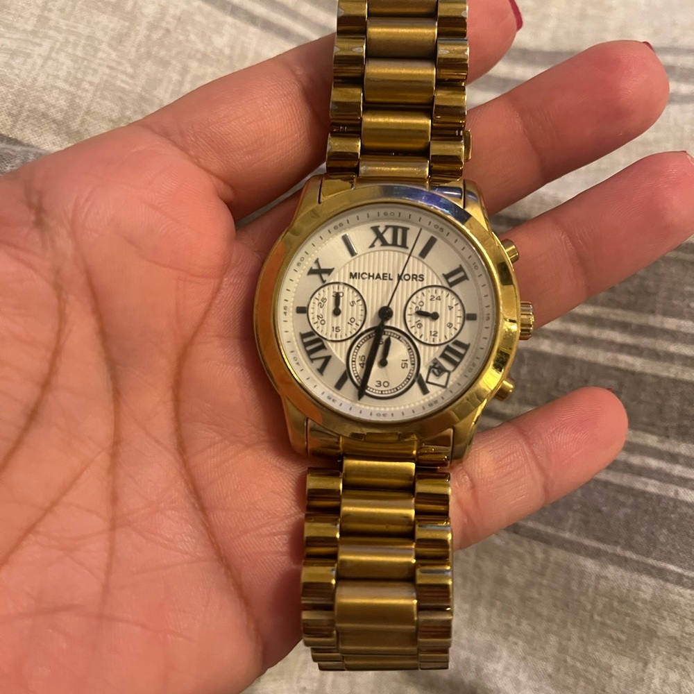 Gold Michael Kors watch